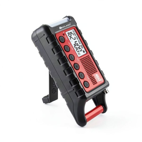 Midland Emergency Crank Radio Solar Power SOS Flashlight-4