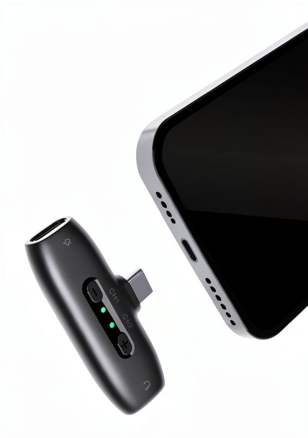 Hohem MIC-01 Wireless Lavalier Microphone System USB-C-9