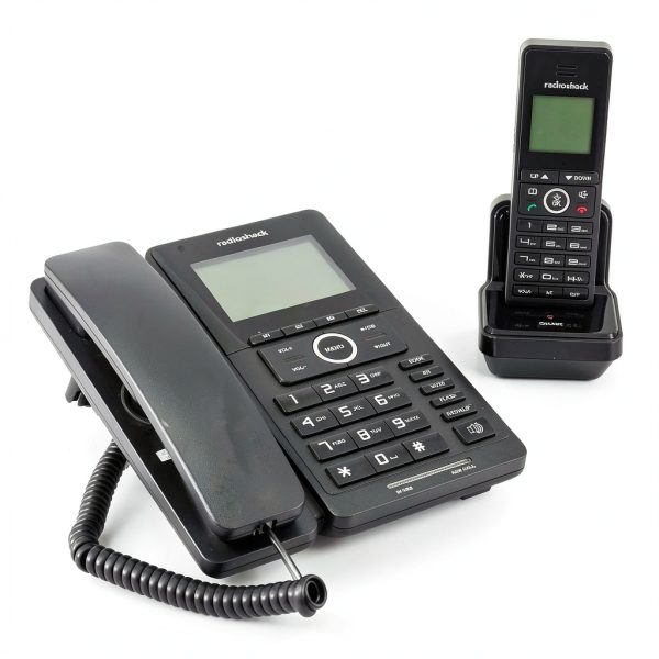 RadioShack Corded Cordless Phone Combo for Office Home Use-0