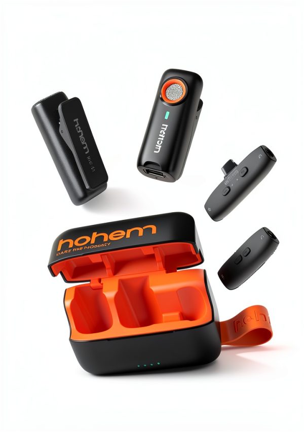 Hohem MIC-01 Wireless Lavalier Microphone System USB-C-1