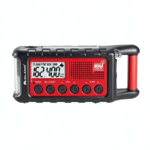 Midland Emergency Crank Radio Solar Power SOS Flashlight-0