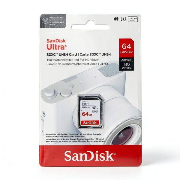 SanDisk Ultra SDXC Memory Card 64GB Fast Full HD Video-0