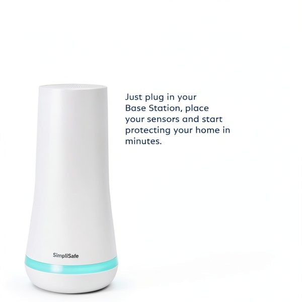 SimpliSafe 7 Piece Indoor Security System White Complete Home Kit-2