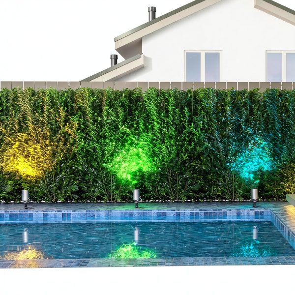 RGBIC Outdoor Spotlights Luminex 35-Mode LED Light for Yard Patio-5