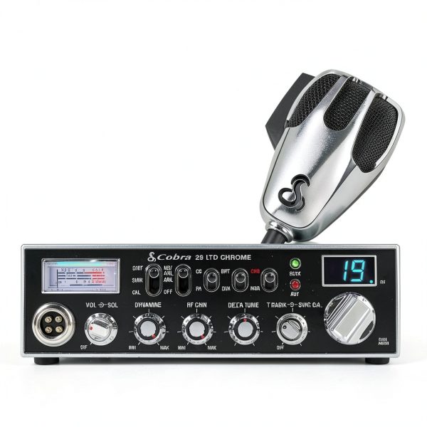 Cobra 29 LTD Chrome CB Radio 4W 40-Channel Dual AM/FM Black-0