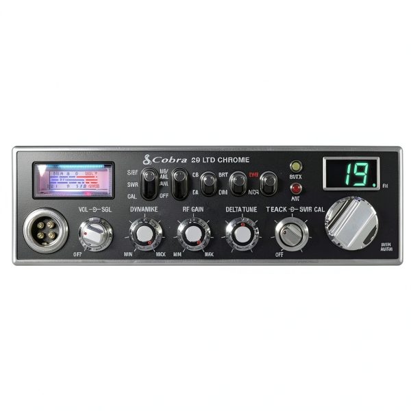 Cobra 29 LTD Chrome CB Radio 4W 40-Channel Dual AM/FM Black-3