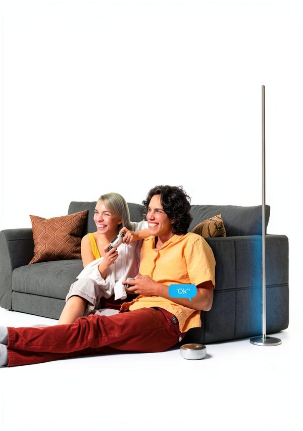 Govee RGBICW Blue Smart Floor Lamp with Adjustable Brightness-1