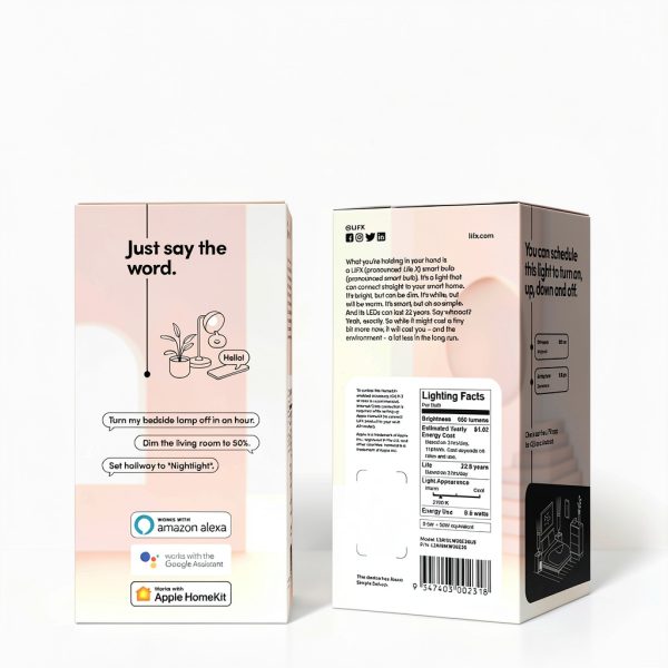 LIFX E26 Edison Screw White Smart LED Bulb – Dimmable Wi‑Fi Enabled-3