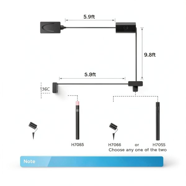 RGBIC Outdoor Spotlights Luminex 35-Mode LED Light for Yard Patio-3